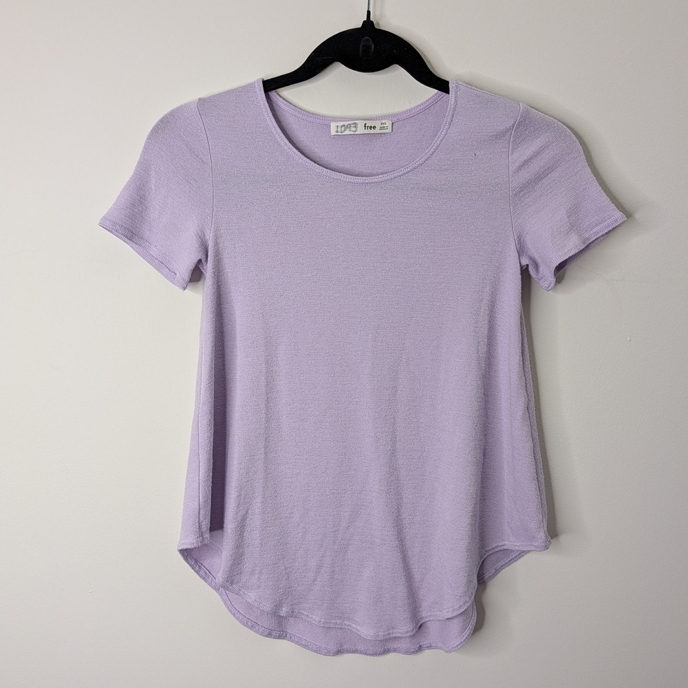 Wilfred | Purple Wilfred Free Tee | Size XXS